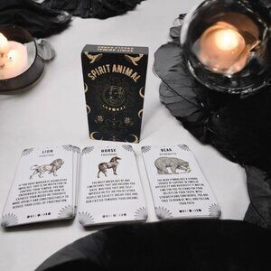 Spirit Animal Oracle Deck – 54 Illustrated Guidance Cards in Gift Box | NWT